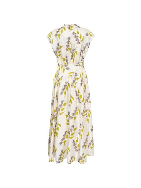Ulla Johnson Lausanne button floral midi dress - Neutrals - zdjęcie produktu nr 2