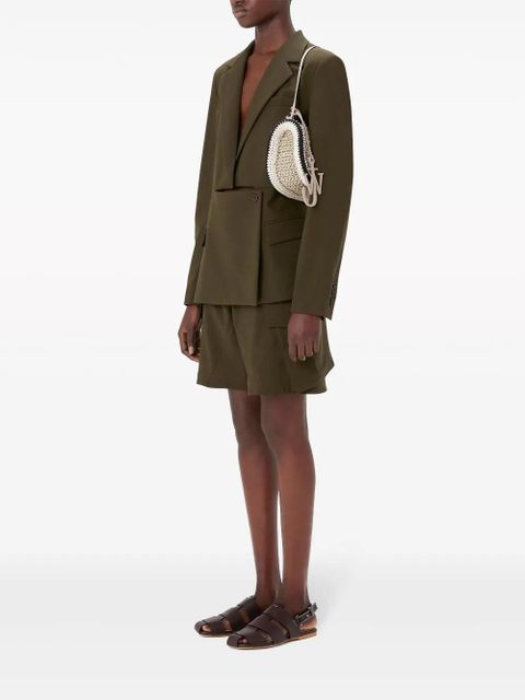 JW Anderson tailored wool cargo shorts - Green - zdjęcie produktu nr 2