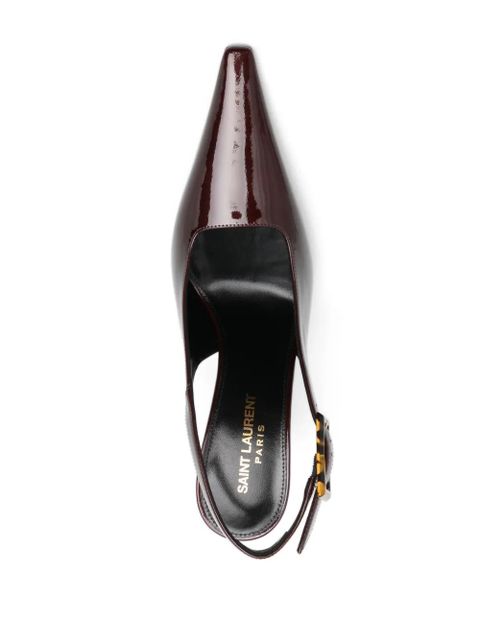 Saint Laurent 110mm Stone Sevilla pumps - Red