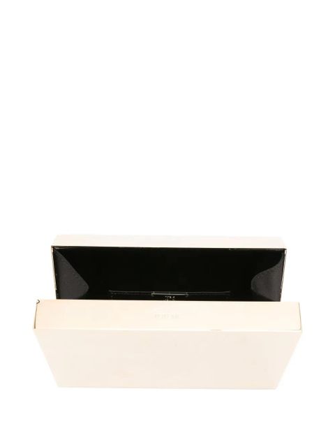 TOTEME rectangular metal clutch - Gold