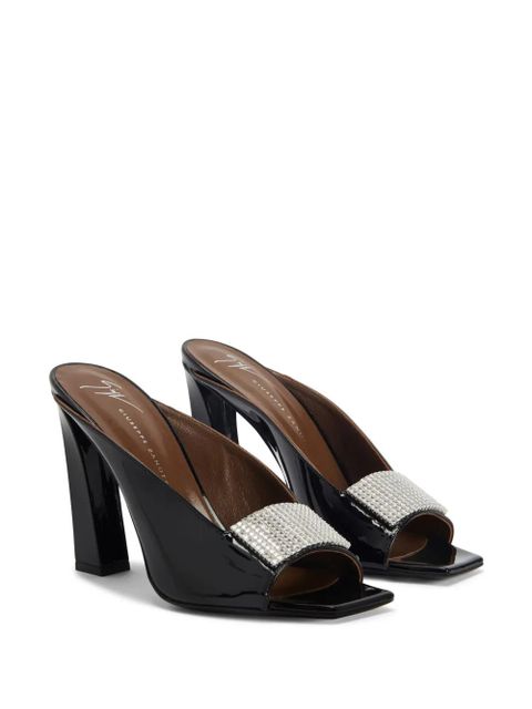 Giuseppe Zanotti 105mm GZ Mya Sparkle sandals - Black - zdjęcie produktu nr 2