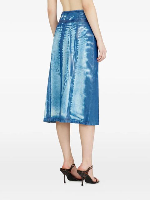 Diesel A-line pocket skirt - Blue