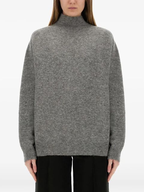 Alysi funnel neck sweater - Grey - zdjęcie produktu nr 1
