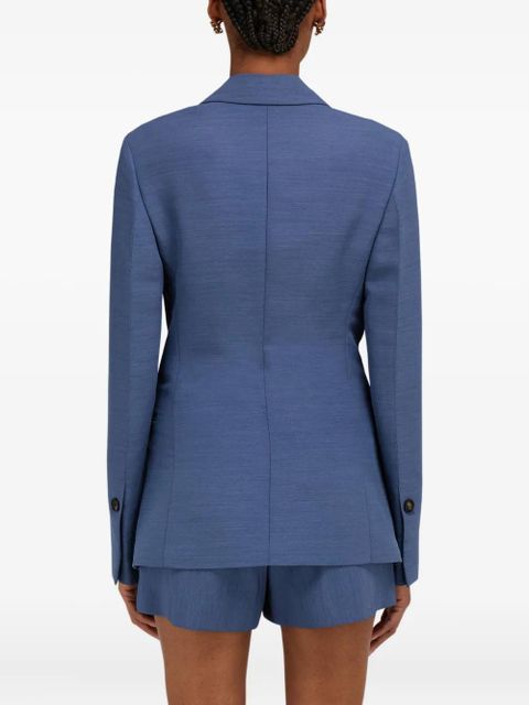 Ferragamo single-breasted blazer - Blue