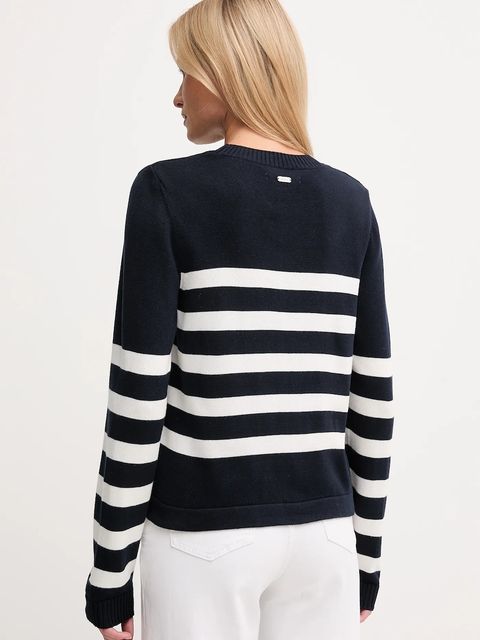 Barbour sweter DEMI damski kolor granatowy lekki LKN1669