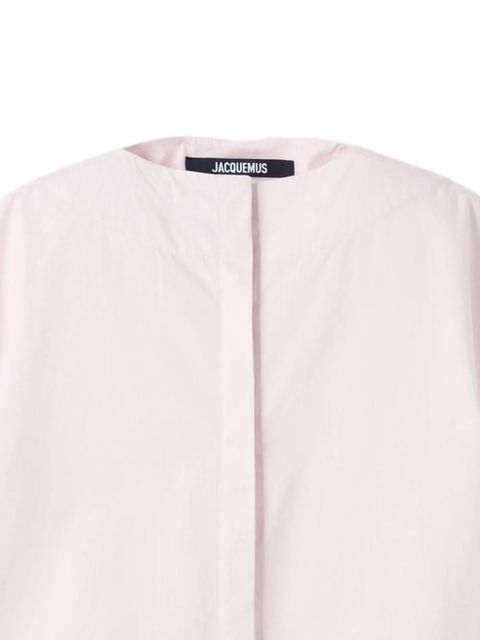 Jacquemus The Pittore collarless shirt - Pink - zdjęcie produktu nr 2