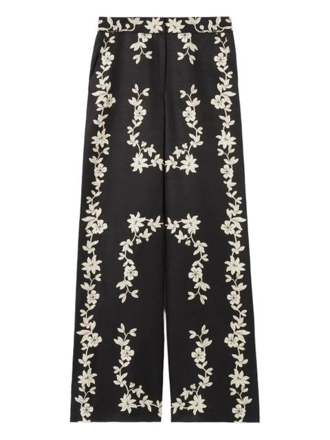 Claudie Pierlot floral-print trousers - Black - zdjęcie produktu nr 1