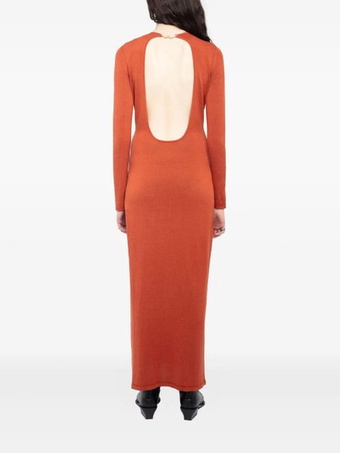 Zadig&Voltaire Sarra maxi dress - Orange - zdjęcie produktu nr 2
