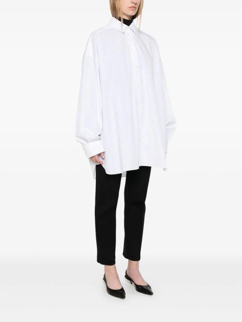 WARDROBE.NYC cotton shirt dress - White
