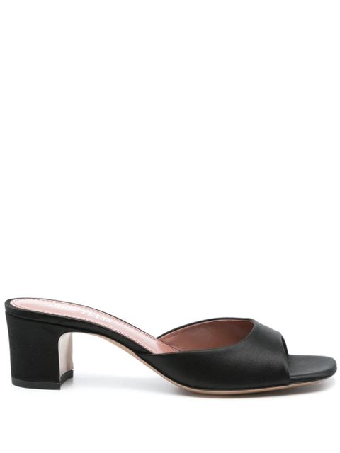 Paris Texas 50mm satin sandals - Black - zdjęcie produktu nr 1