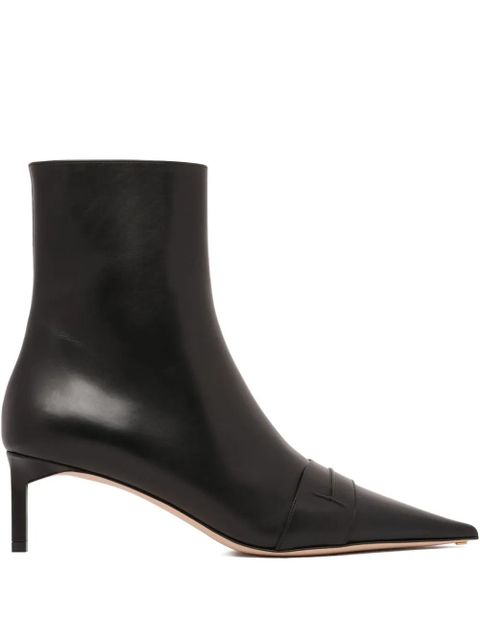 TOM FORD 55mm leather ankle boots - Black - zdjęcie produktu nr 1