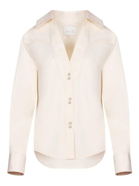 Johanna Ortiz cotton-poplin shirt - Neutrals - zdjęcie produktu nr 1