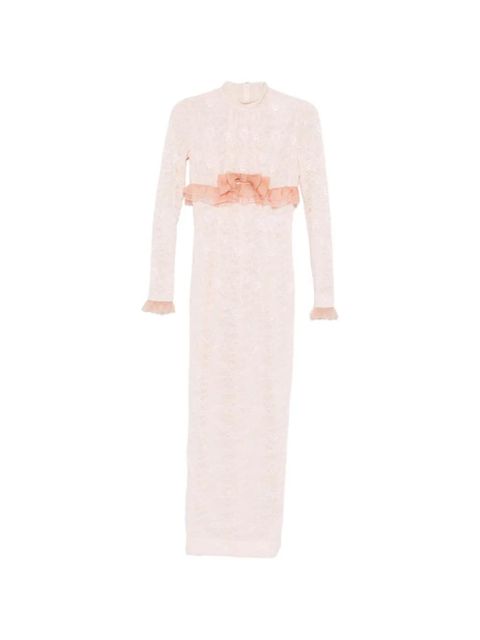 Alessandra Rich lace maxi dress - Pink - zdjęcie produktu nr 1