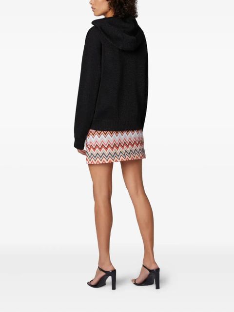 Missoni metallic-threading hoodie - Black