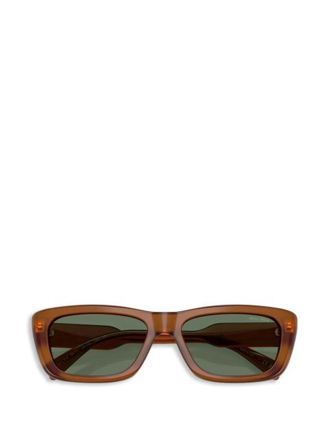 Miu Miu Eyewear rectangle sunglasses - Brown