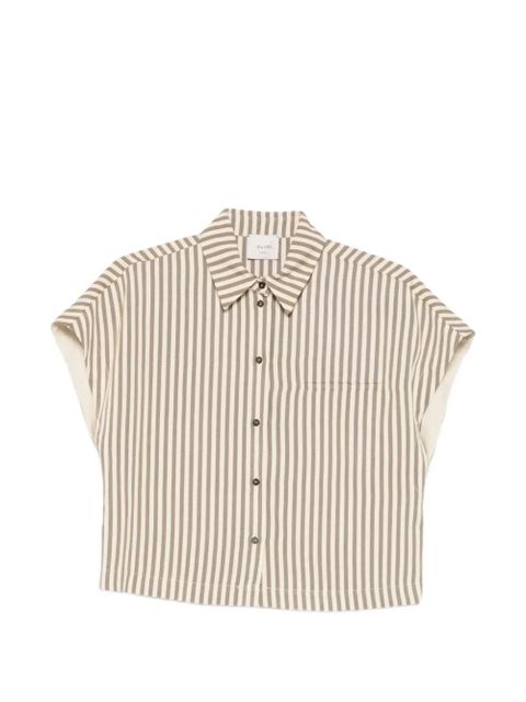 Alysi striped buttoned shirt - Neutrals - zdjęcie produktu nr 1