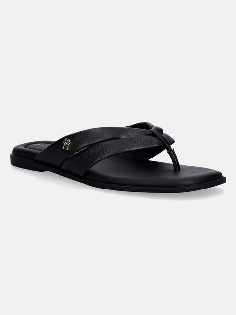 Tommy Hilfiger japonki damskie skórzane ELEVATED TOE POST LTH SANDAL - zdjęcie produktu nr 2