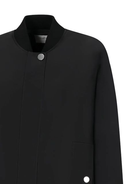 Sportmax button-fastening bomber jacket - Black