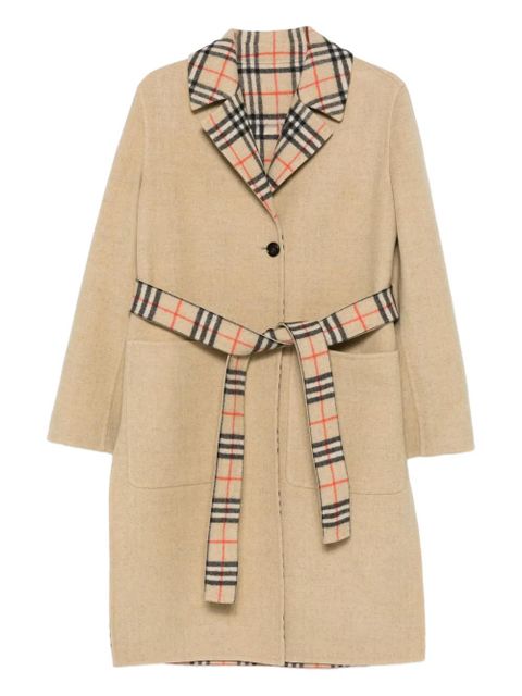 Burberry belted coat - Neutrals - zdjęcie produktu nr 1