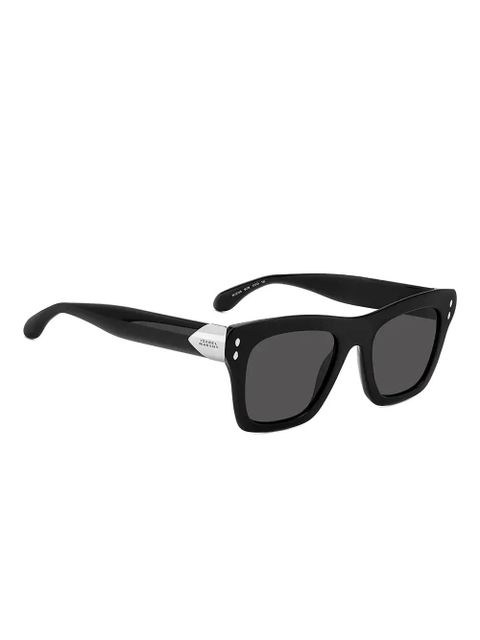 Isabel Marant Eyewear logo-engraved sunglasses - Black