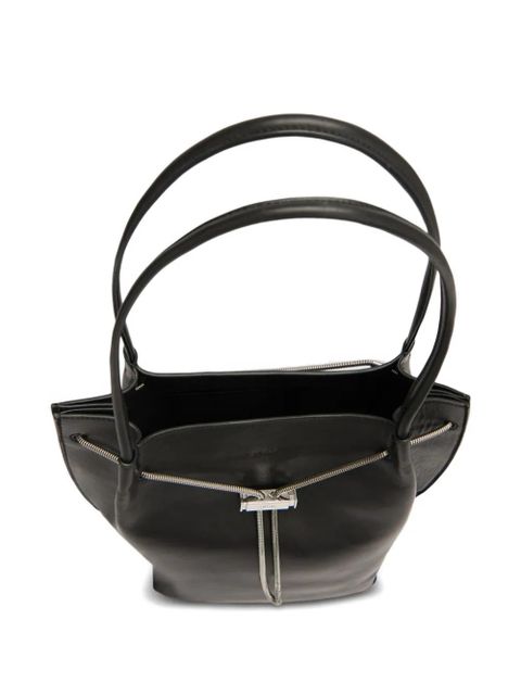 BY FAR Kayla leather shoulder bag - Black