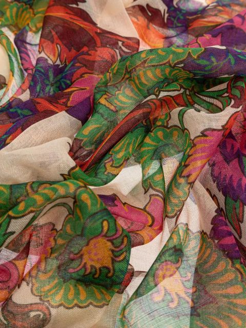 ETRO floral-print scarf - Neutrals