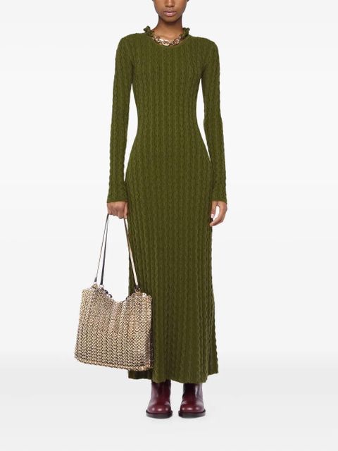 Rabanne wool maxi dress - Green - zdjęcie produktu nr 2