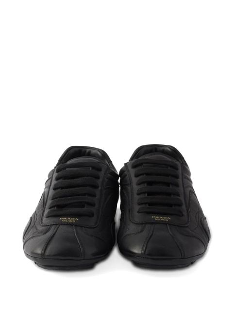 Prada lace-up round-toe sneakers - Black - zdjęcie produktu nr 2
