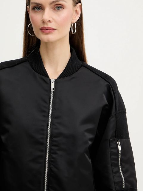 BOSS kurtka bomber z domieszką wełny