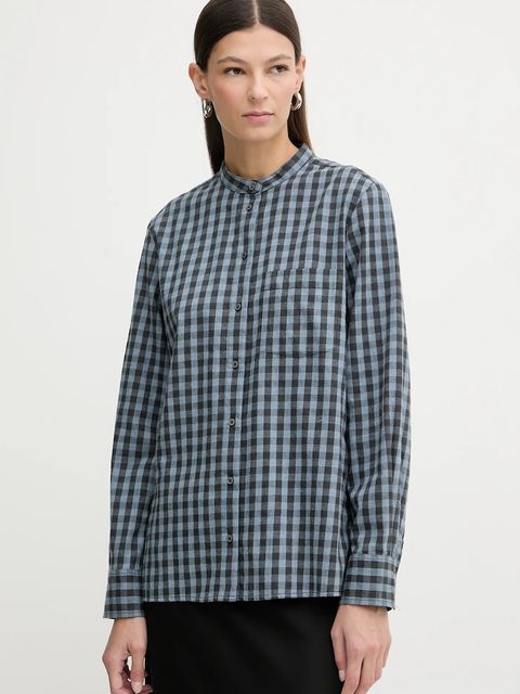 Marc O'Polo koszula bawełniana damska kolor niebieski regular 511111042519 - zdjęcie produktu nr 1