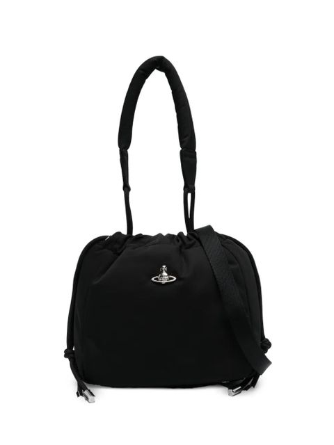 Vivienne Westwood small Hilary Orb-detail drawstring bucket bag - Black - zdjęcie produktu nr 1