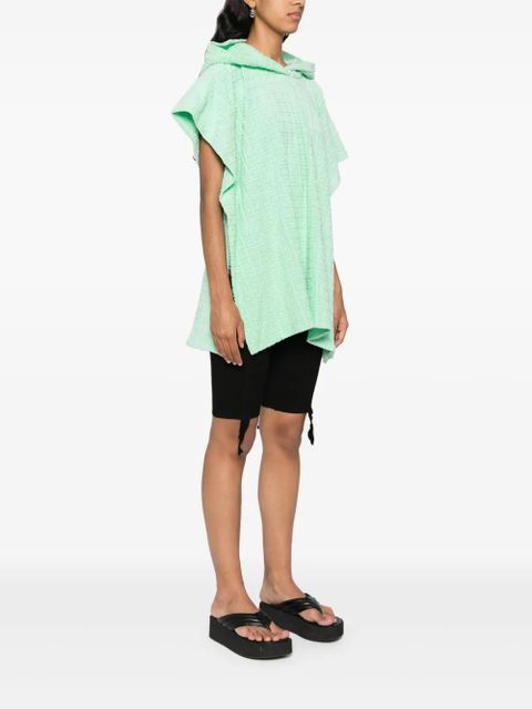 Givenchy 4G-motif poncho - Green