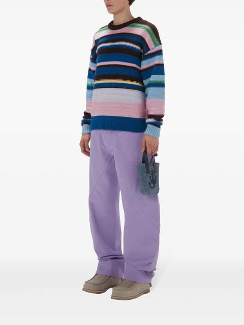 JW Anderson mini Belt denim tote bag - Blue - zdjęcie produktu nr 2