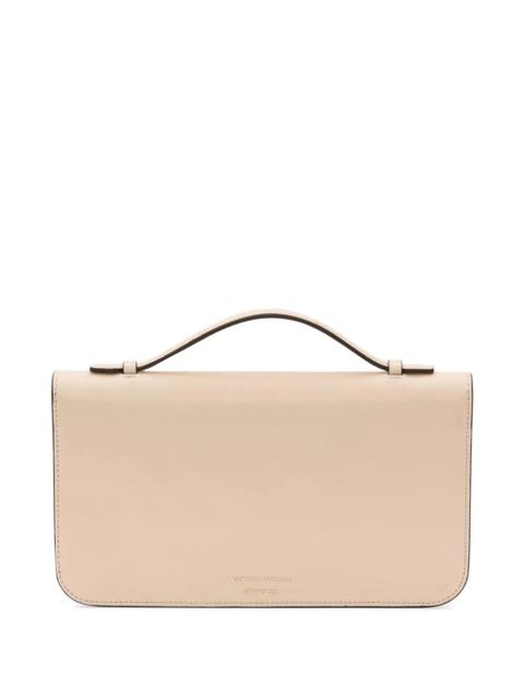 Victoria Beckham Dorian pochette leather tote bag - Neutrals - zdjęcie produktu nr 2