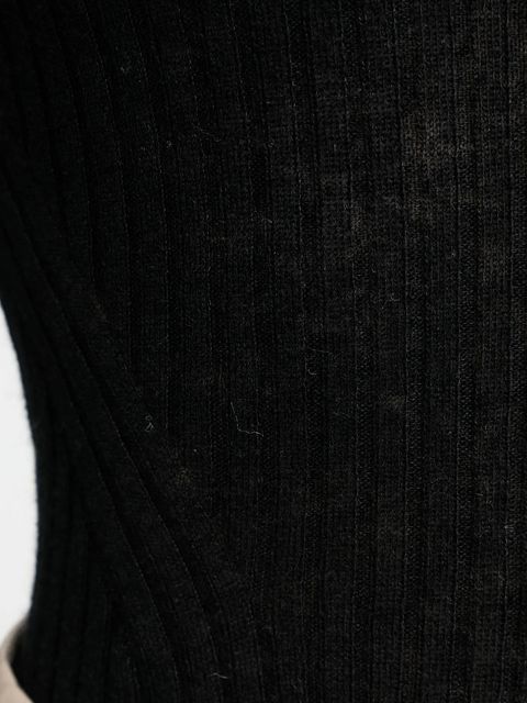 BOSS Orange sweter z dodatkiem wełny kolor czarny lekki z półgolfem 50549391