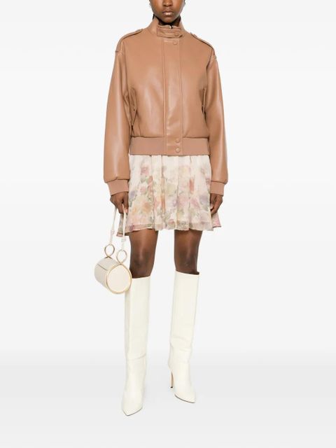 TWINSET buttoned bomber jacket - Neutrals - zdjęcie produktu nr 2