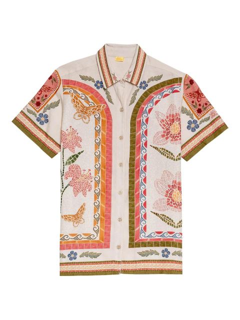 Agua By Agua Bendita Ali Fiore floral-print shirt - Neutrals - zdjęcie produktu nr 1