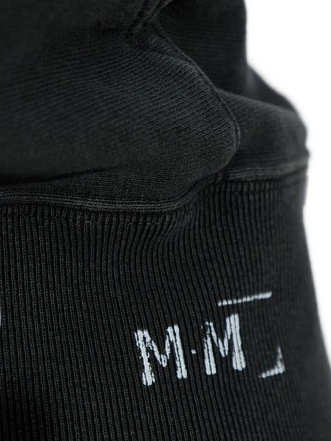 Maison Margiela cotton hoodie - Black