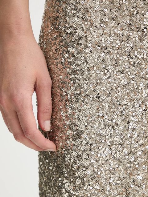 Answear.LAB spodnie damskie kolor złoty szerokie high waist