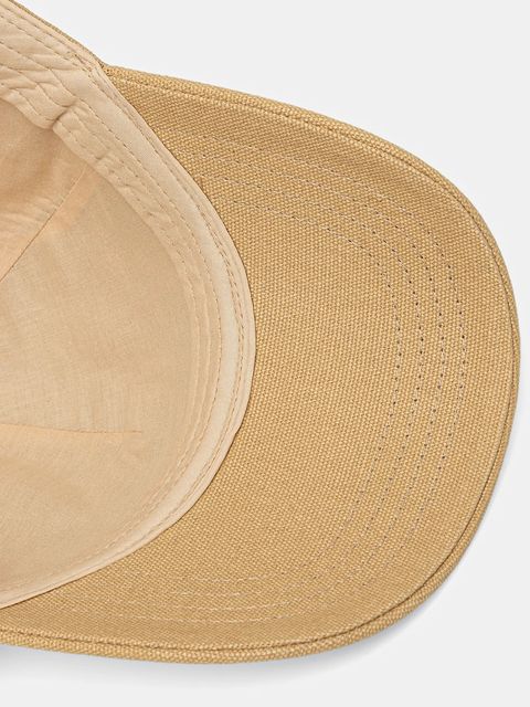 Karl Lagerfeld Jeans czapka z daszkiem bawełniana kolor beżowy gładka A1M33001