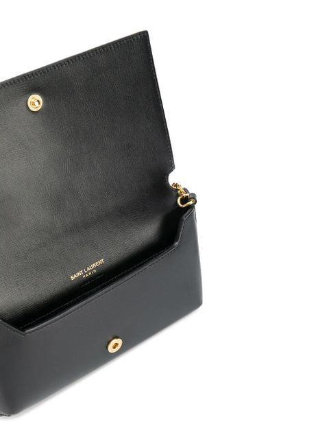 Saint Laurent Monogram phone holder - Black