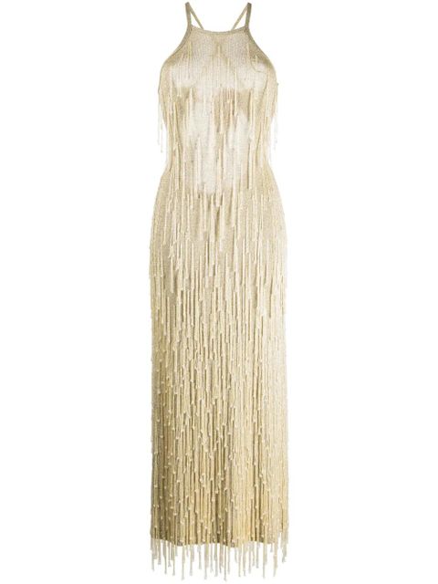 Cult Gaia Zion knitted dress - Gold - zdjęcie produktu nr 1