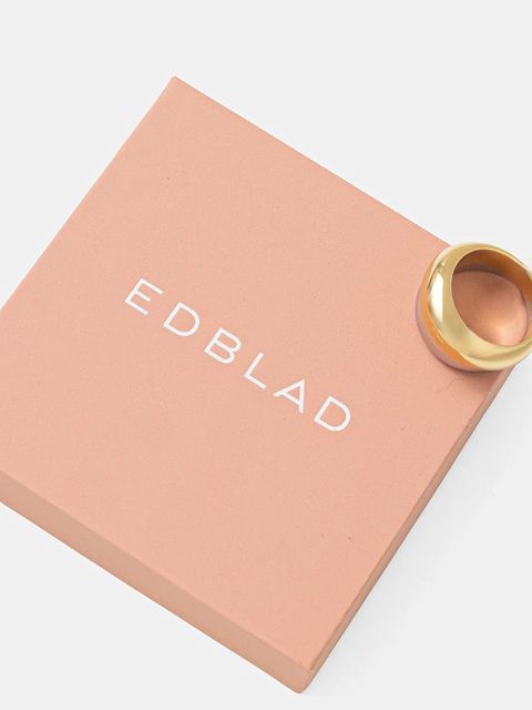 EDBLAD pierścionek pozłacany Furo Duo 127426