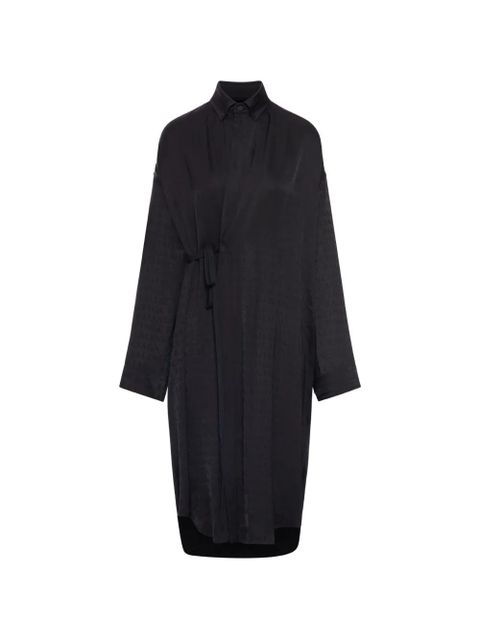 Balenciaga wrap midi dress - Black - zdjęcie produktu nr 1