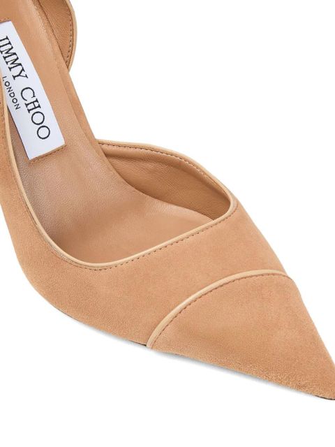 Jimmy Choo Brigitte 100 pumps - Neutrals