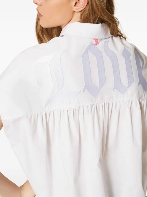 TWINSET x Myfo embroidered shirt - White