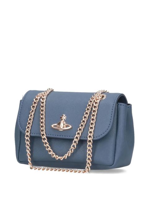 Vivienne Westwood chain-strap flap shoulder bag - Blue