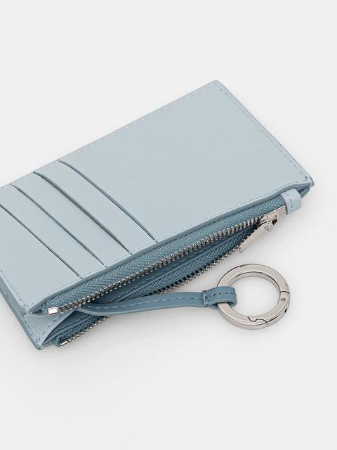 Calvin Klein portfel damski kolor niebieski LV04F1090G - zdjęcie produktu nr 2