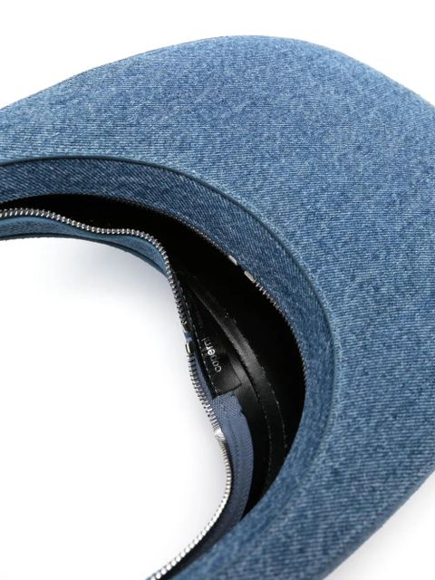 Coperni Swipe denim shoulder bag - Blue