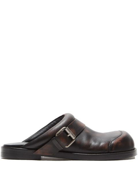 Acne Studios leather mules - Brown
